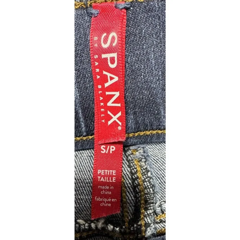 Spanx‎ Women's Distressed Skinny Stretch Blue Jeggings - Size S*